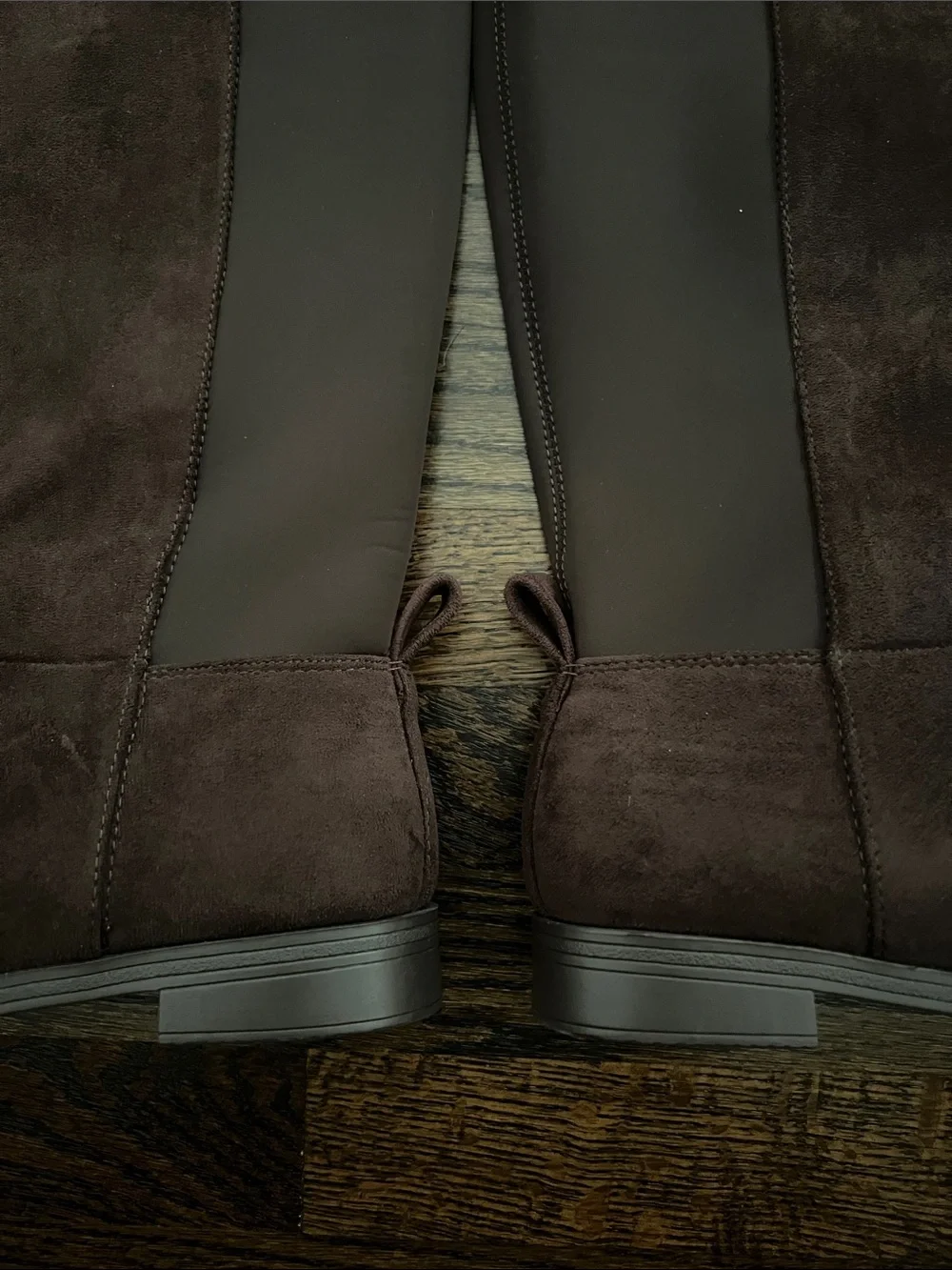 Splendid Marise tall suede boots in spice